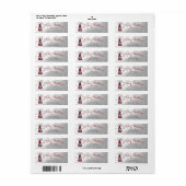 Lieve Grappige Prettig Kerst Elf Persoonlijke Gnom Etiket (Full Sheet)