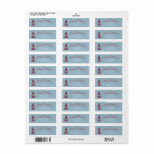 Lieve Grappige Prettig Kerst Elf Persoonlijke Gnom Etiket (Full Sheet)