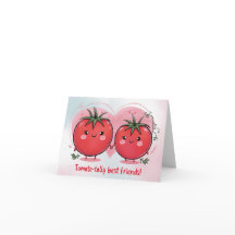 Lieve grappige tomaten grap beste vriend gelukkige