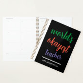 Lieve grappige waardering voor leraren planner (Display)