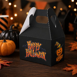 Lieve Griezelige Pompoen Heksenhoed Halloween Favo Bedankdoosjes