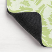 Lieve groene bladeren muismat (Hoek)