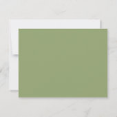 Lieve Groene Calligrafie Dank Je Wel (Achterkant)