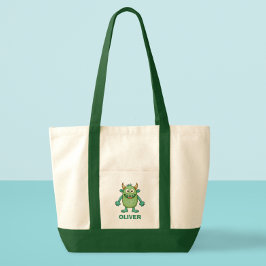 Lieve Groene Monster Persoonlijk Tote Bag