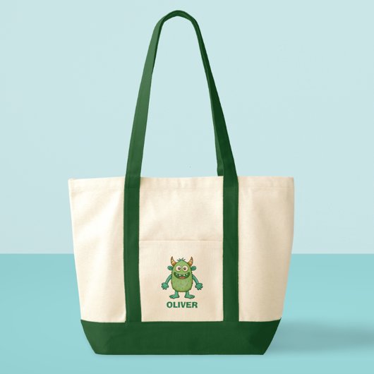Lieve Groene Monster Persoonlijk Tote Bag