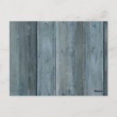 Lieve Groene Rustic Dank u Briefkaart (Achterkant)