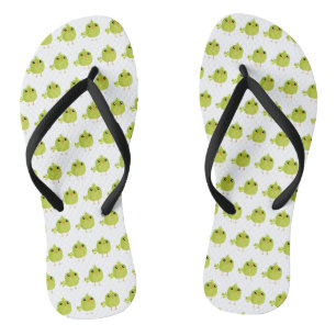 Lieve Groene Vogel Cartoon Teenslippers