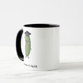 Lieve Grote Dill Afstudeer Augurk Pun Mok (Voorkant links)