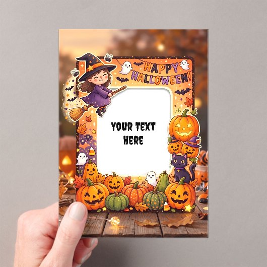 Lieve Halloween Acryl Uitnodiging #1 (Insitu (Draagbaar))