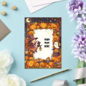 Lieve Halloween Acryl Uitnodiging #2 (Insitu (Huwelijk))