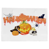 Lieve Halloween decoraties Groot Cadeauzakje (Achterkant)