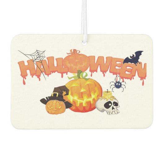 Lieve Halloween decoraties Luchtverfrisser (Voorkant)