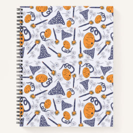 Lieve Halloween Doodle Notitieboek – Magische Pomp