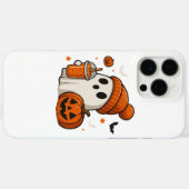 Lieve Halloween Geest met Pompoen en Drank Case-Mate iPhone Case (Achterkant (horizontaal))