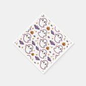 Lieve Halloween-geest Servet (Hoek)