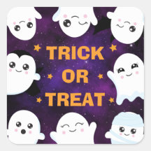 Lieve Halloween-geesten trick-or-treat