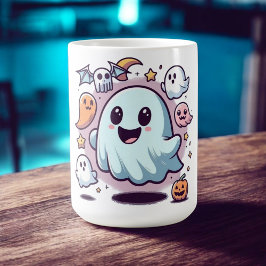 Lieve Halloween Geestjesbende & Griezige Vriendjes Koffiemok