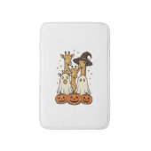 Lieve Halloween-giraffe-spookpompoen-shirtontwerp_ Badmat (Voorkant Verticaal)
