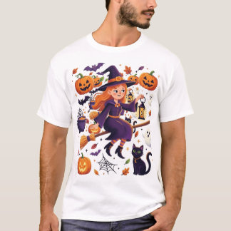 Lieve Halloween Heks T-shirt