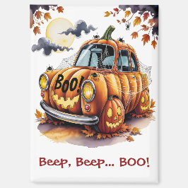 Lieve Halloween Jack O Lantern Pompoen Auto Spooky Magneet