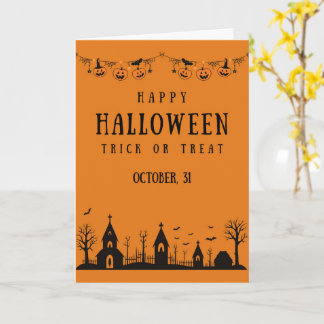 Lieve Halloween Kaarten Geesten, Pompoenen