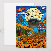 Lieve Halloween met jou Feestdagenkaart (Voorkant / Achterkant)