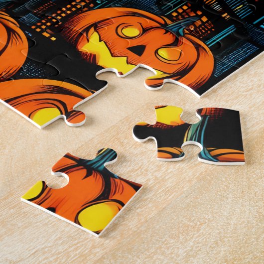 Lieve Halloween met jou Legpuzzel (Zijkant)
