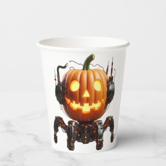 Lieve Halloween met jou Papieren Bekers (Achterkant)