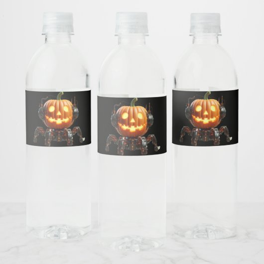 Lieve Halloween met jou Waterfles Etiket (Flessen)