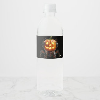 Lieve Halloween met jou Waterfles Etiket