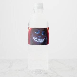 Lieve Halloween met jou Waterfles Etiket