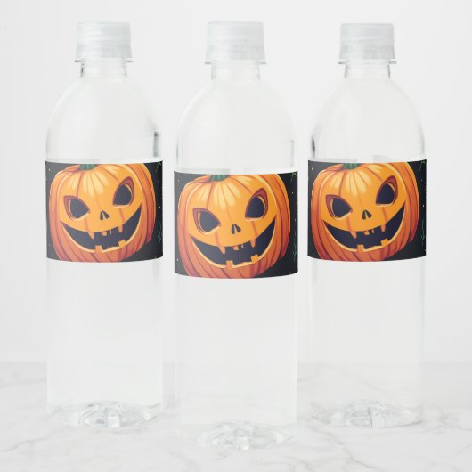 Lieve Halloween met jou Waterfles Etiket (Flessen)