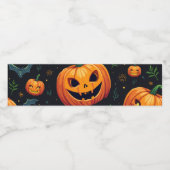 Lieve Halloween met jou Waterfles Etiket (Enkel label)