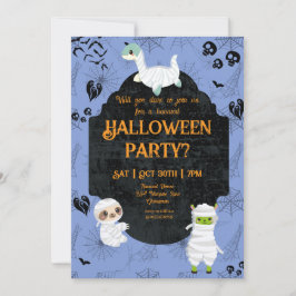 Lieve Halloween-mummiesfeestje Kaart