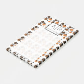 Lieve Halloween Pompoen Confetti Post-it® Notes (Schuin)