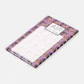 Lieve Halloween Pompoen Confetti Post-it® Notes (Schuin)