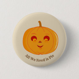 Lieve Halloween pompoen Ronde Button 5,7 Cm