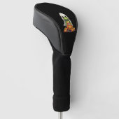 Lieve Halloween Schildpad Geest met Snoep (1) Golfheadcover (Schuin)