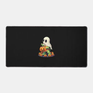 Lieve Halloween Schildpad Geest met Snoep (2) Bureaumat