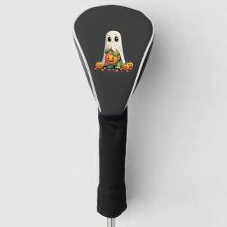 Lieve Halloween Schildpad Geest met Snoep (6) Golfheadcover
