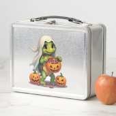 Lieve Halloween Schildpad Geest met Snoep (8) (In situ)