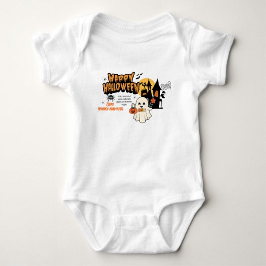 Lieve Halloween-shirts voor kinderen–Leuke en mall Romper (Voorkant)