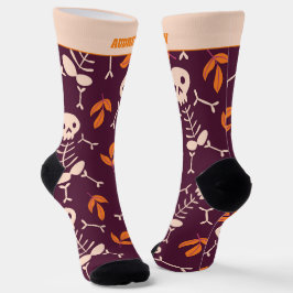 Lieve Halloween-skelet Sokken
