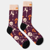 Lieve Halloween-skelet Sokken (Rechts)