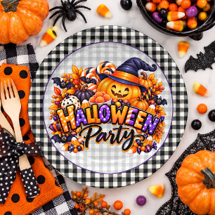 Lieve Halloween snoepjes Halloween-feest Papieren Bordje