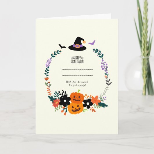 Lieve Halloween uitnodiging (Voorkant)