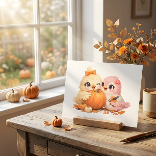 Lieve Halloween vogel vrienden briefkaart