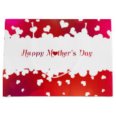Lieve Happy Moederdag Hearts Groot Cadeauzakje (Voorkant)