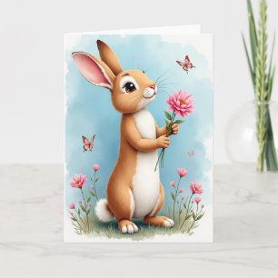 Lieve Harige Vriend Bloemkaart Kaart