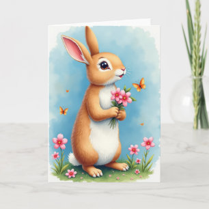 Lieve Harige Vriend Lente Kaart